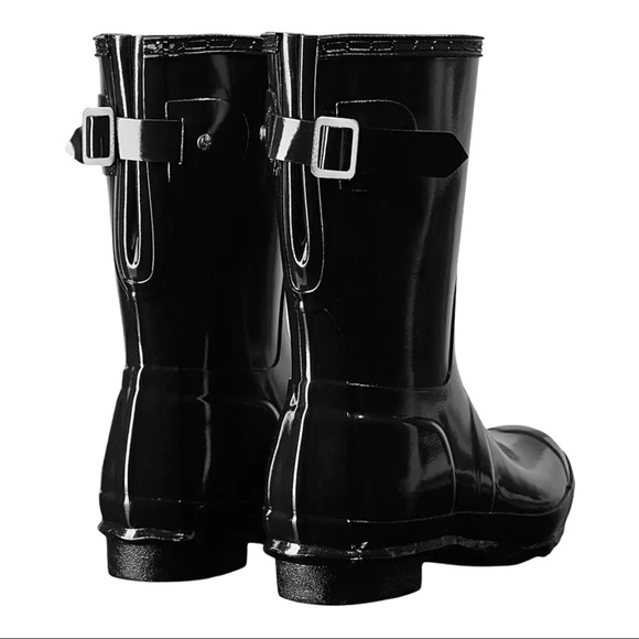 NEW HUNTER | Original Short Black Gloss Boots - Picture 3 of 4